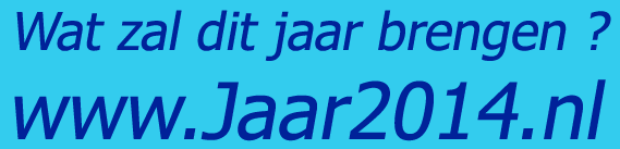 wat zal dit jaar 2014 brengen?